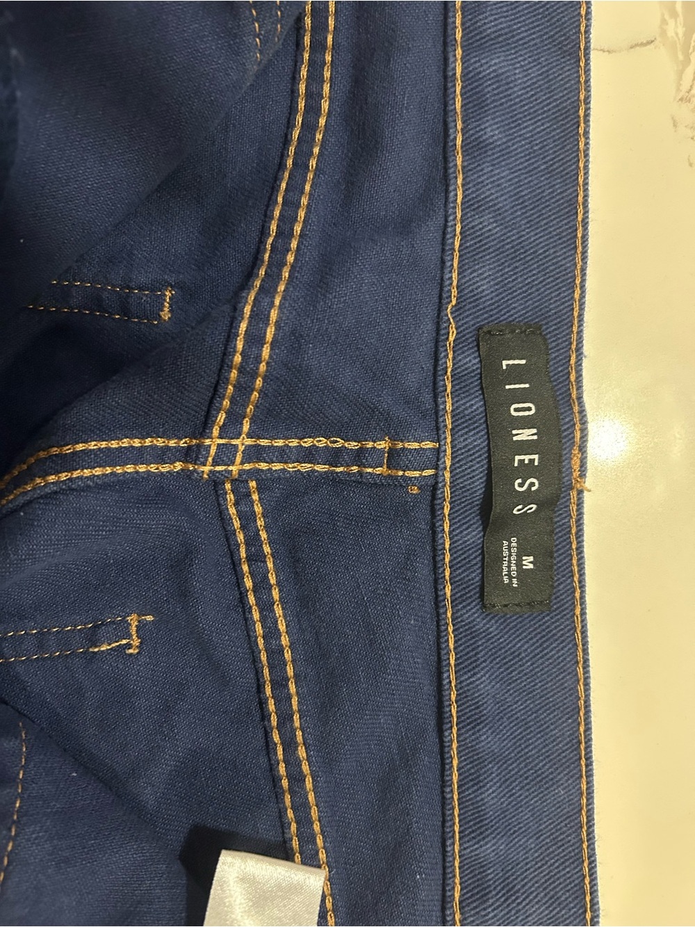 Lioness Navy Cargo Work Pants - Picture 3 of 3